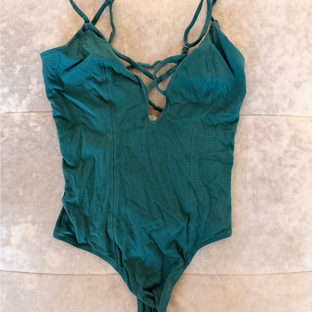 Teal express. Bodysuit